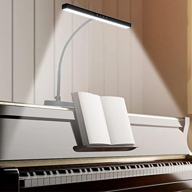 Adjustable Piano Lamp: 3 Colors, Auto-Off Timer
