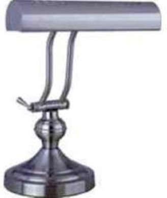 Boston Harbor Piano Desk Lamp, Satin Nickel
