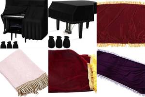 5 Luxurious Velvet Piano Keyboard Covers