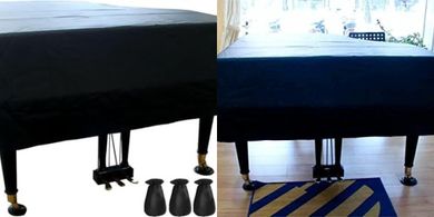 Premium Leather Grand Piano Cover (78.7in), Dustproof & Waterproof
