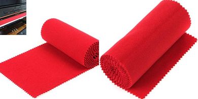 OriGlam 88-Key Red Soft Piano Keyboard Dust Cover
