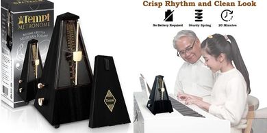 Tempi Mechanical Metronome: 2-year warranty, for all musicians.
