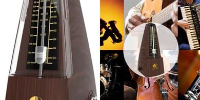 Classic Wooden Metronome: Accurate Beats, Multiple Modes, for All Instruments
