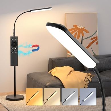 Adjustable LED Floor Lamp: Bright, Color-Changing, Remote & Touch Control
