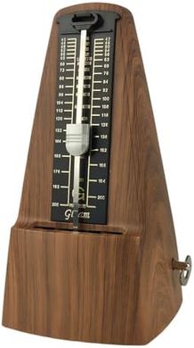 GLEAM Mechanical Metronome: Loud, Wood Grain, with Carrying Bag
