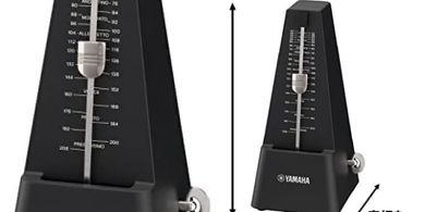 Yamaha MP-90BK: Classic Black Triangular Metronome
