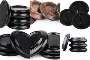 Black Piano Caster Cup